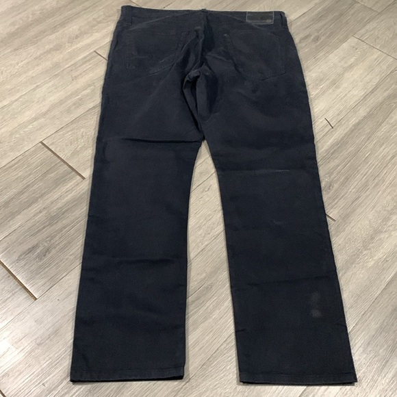 Ag Adriano Goldschmied “The Everett Slim Straight” Black Stretch 5 Pkt Style - Picture 2 of 10